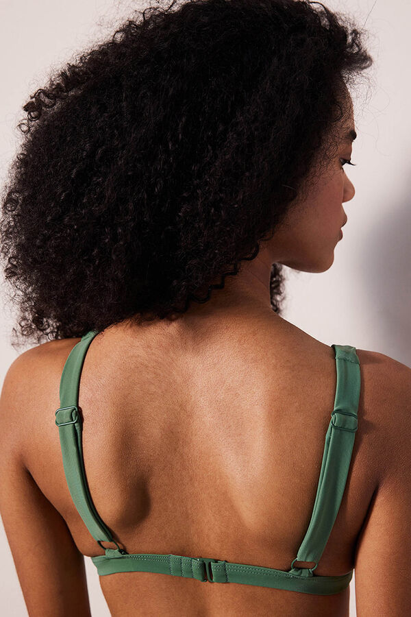 Penti Top de bikini halter verde verde