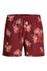Jack & Jones Fato de banho estampado floral rosa