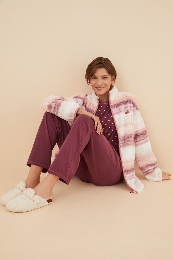 Women'secret Chinelos de casa soca La Vecina Rubia bege