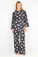 Gisela Conjunto pijama maxitopos Snoopy blanco