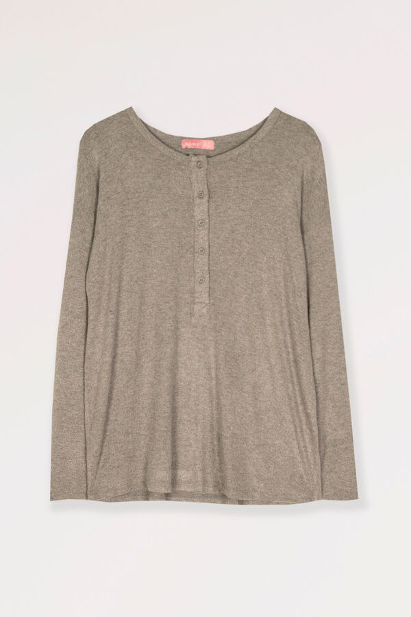 Womensecret Camiseta Lactancia De Canalé Home gris