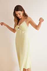Women'secret Camis&oacute;n tirantes midi verde verde