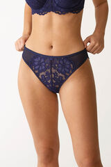 Promise Braga brasileña encaje azul