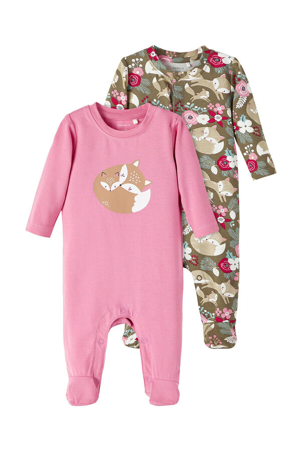 Name it Pijama de beb&eacute; menina cinzento