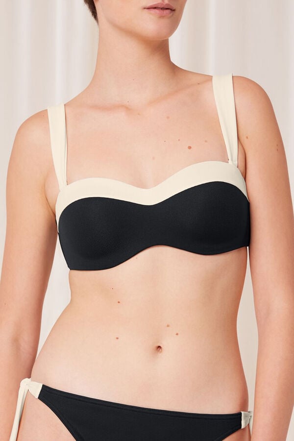 Triumph Top de biqu&iacute;ni cai-cai preto