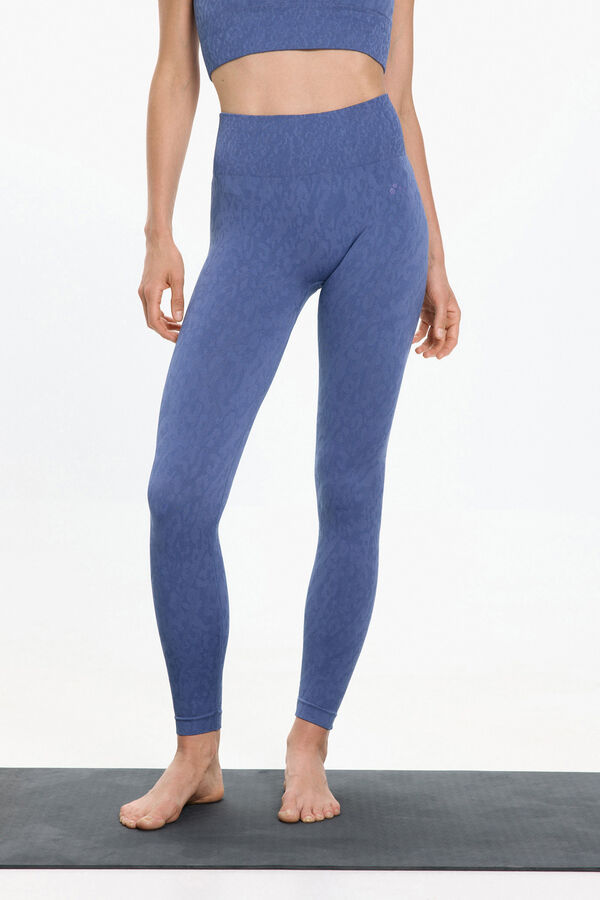 Only Play Legging deportivo seamless estructura morado/lila
