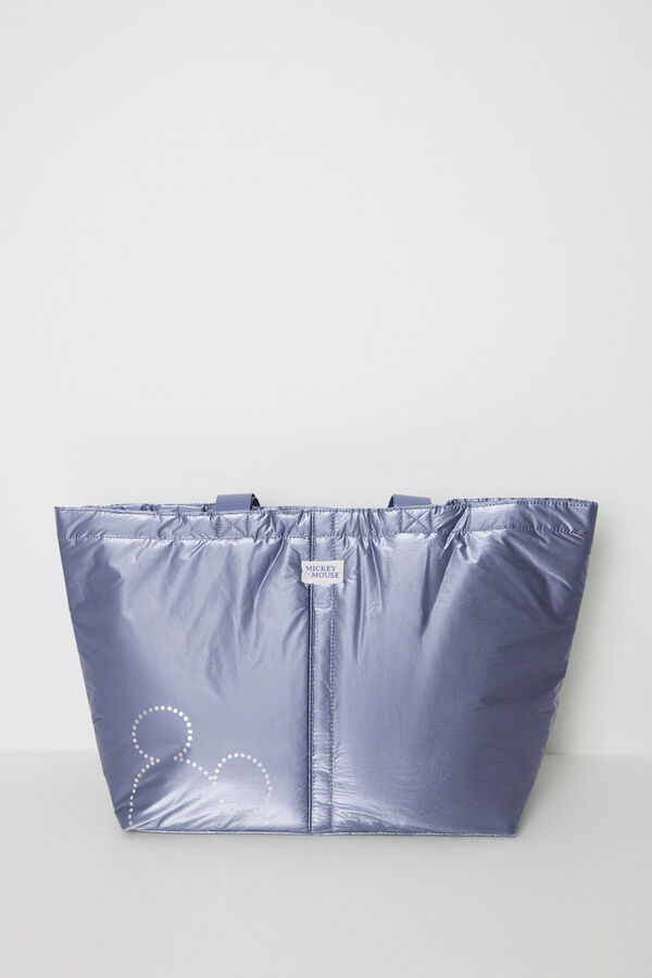 Women'secret Bolso grande nylon azul morado/lila