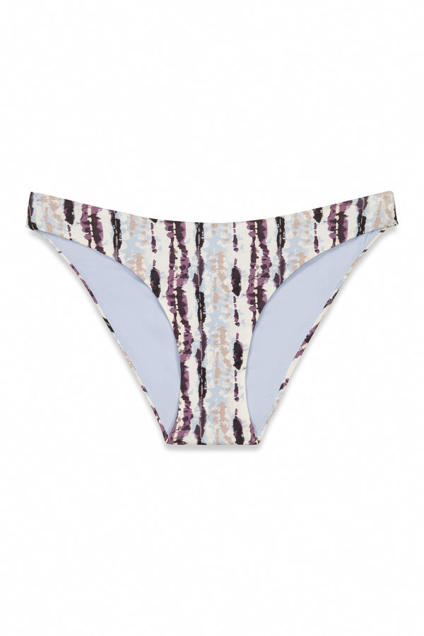 Women'secret Braga bikini cl&aacute;sica estampado Tie Dye marr&oacute;n estampado