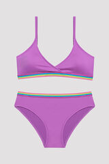 Penti Conjunto de bikini para ni&ntilde;a morado morado/lila