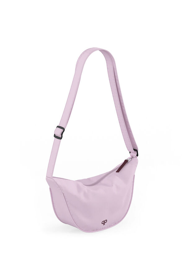Pieces Bolso nailon bandolera morado/lila