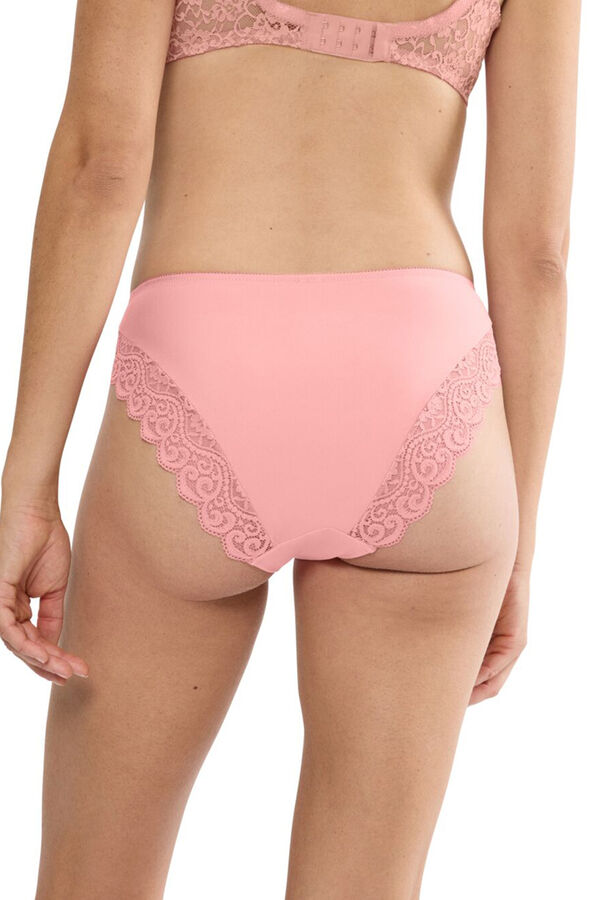 Triumph Braga cl&aacute;sica cadera microfibra rosa