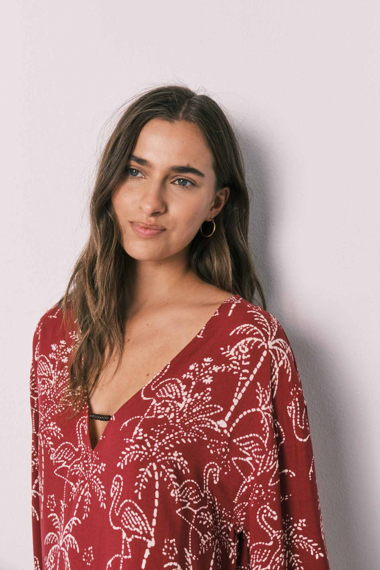Women'secret Camisola corta estampado palmeras