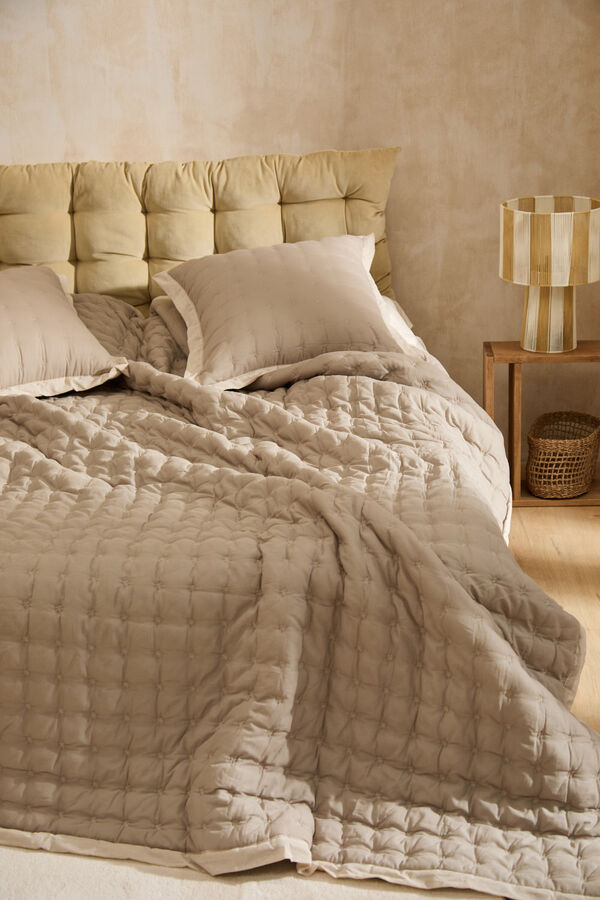 Calma House Colcha edred&oacute;n beige Nimes beige