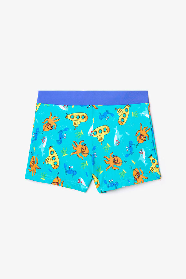 Penti Ba&ntilde;ador corto rayas pulpo estampado