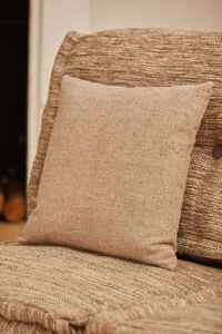 Calma House Capa de coxim Leinen 60x60 Bege