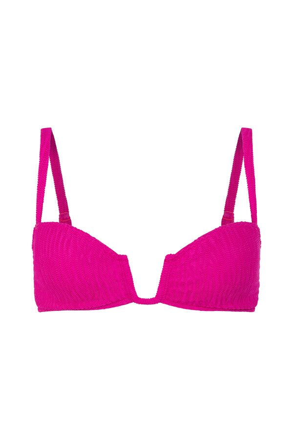 Dorina Top bandeau com enchimento leve Eden rosa