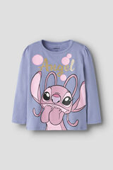 Name it Camiseta manga larga Stitch ni&ntilde;a morado/lila