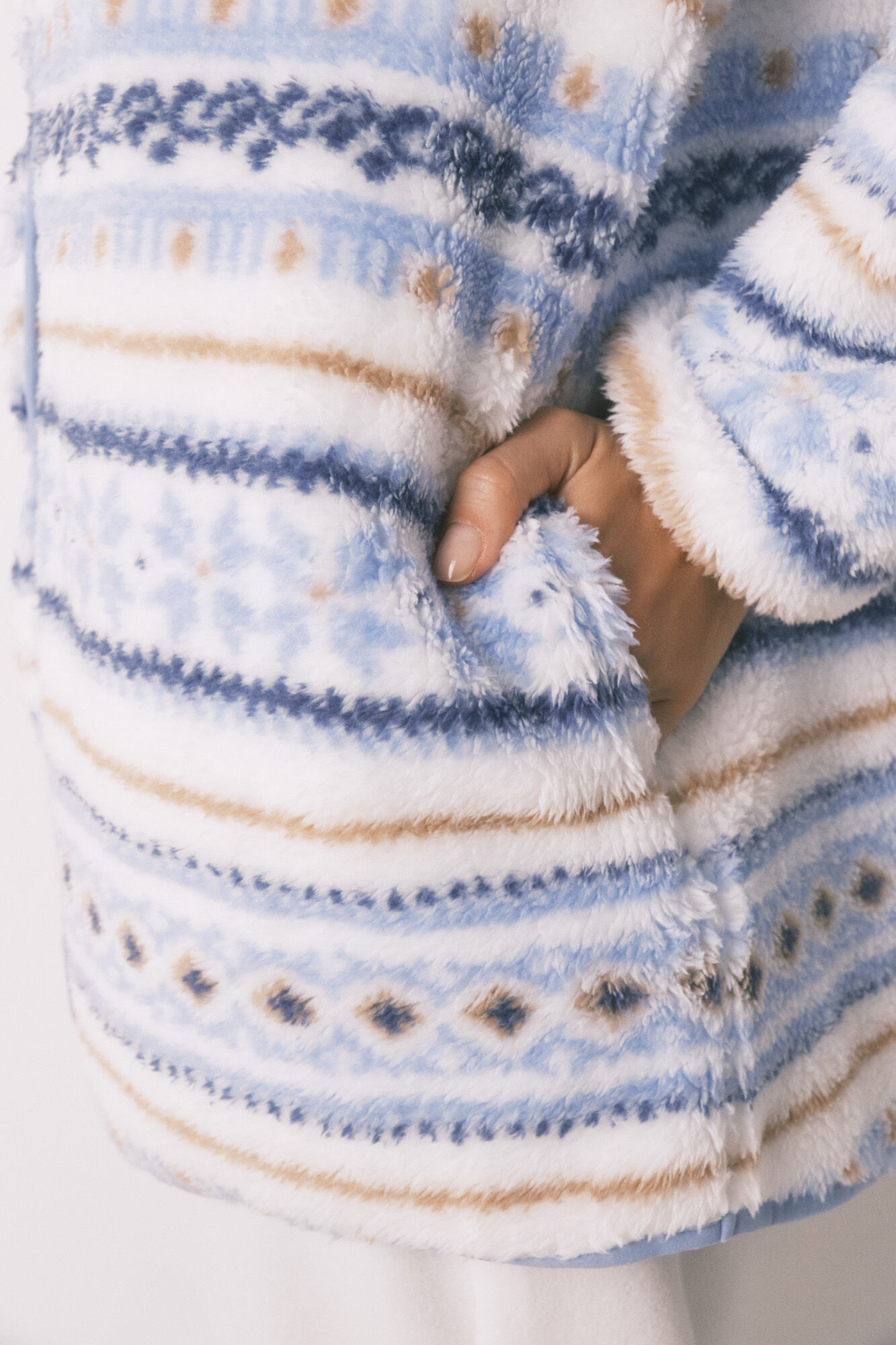 Women'secret Robe com capuz e bordas do Snoopy