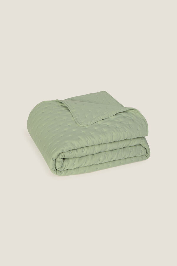 Textura Edred&oacute;n liso reversible kaki