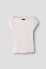 Lmtd T-shirt de manga curta com ombro desca&iacute;do rosa