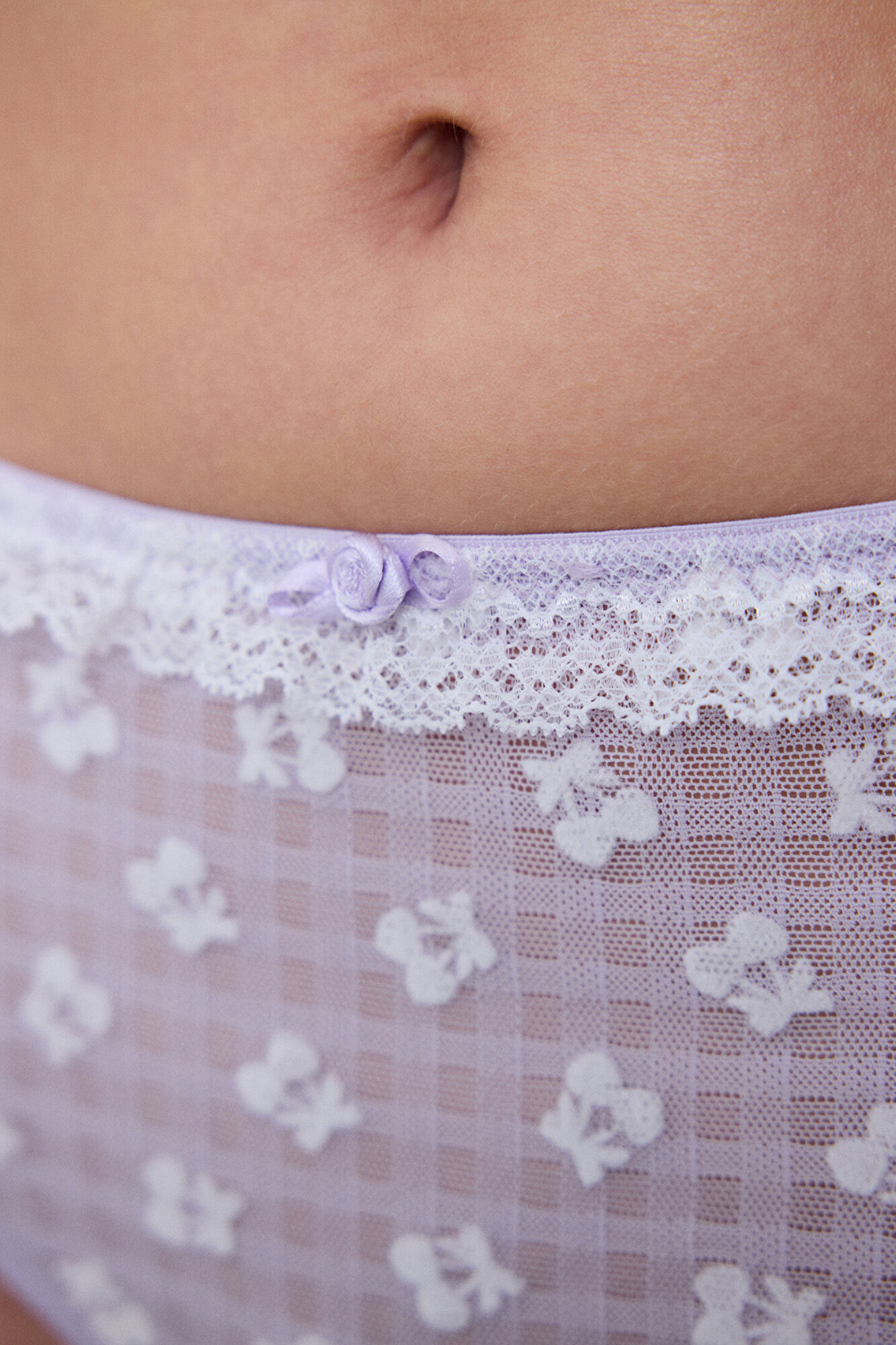 Penti Braga hipster encaje marfil