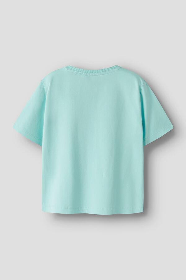 Name it T-shirt manga curta azul