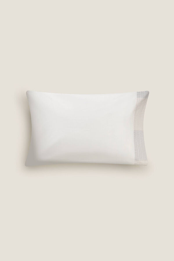 Textura Funda de almohada gris