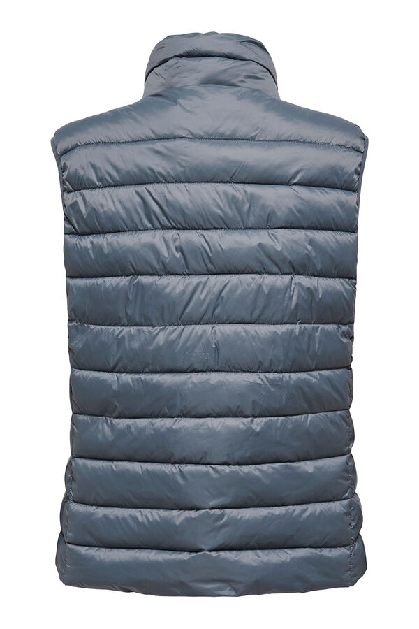 Only Play Colete leve de plumas cinzento