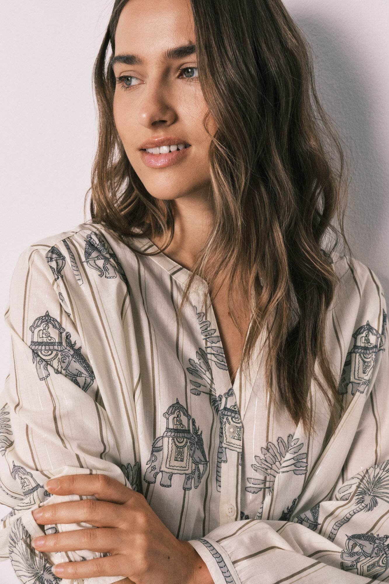 Women'secret Pijama curto em algod&atilde;o estampado