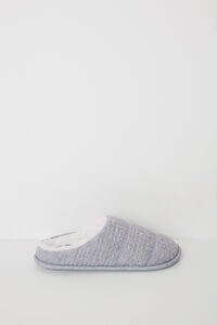 Women'secret Chinelos de quarto fechados acolchoados em marfim