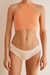 Women'secret Cuequinha cl&aacute;ssica algod&atilde;o laranja vermelho