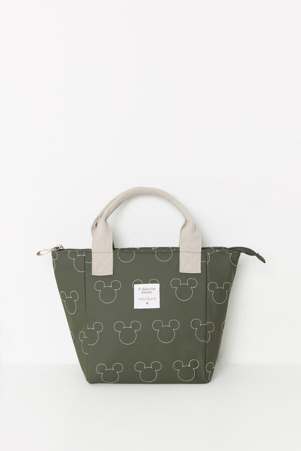 Women'secret Bolsa t&eacute;rmica porta alimentos Mickey Mouse kaki