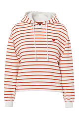 Pieces Sudadera con capucha blanco