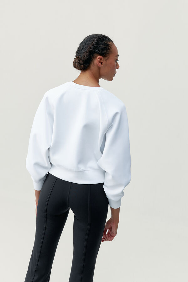 Born Living Yoga Sudadera Flora blanco