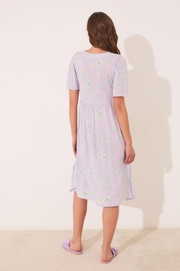 Women'secret Vestido midi estampado viscosa estampado