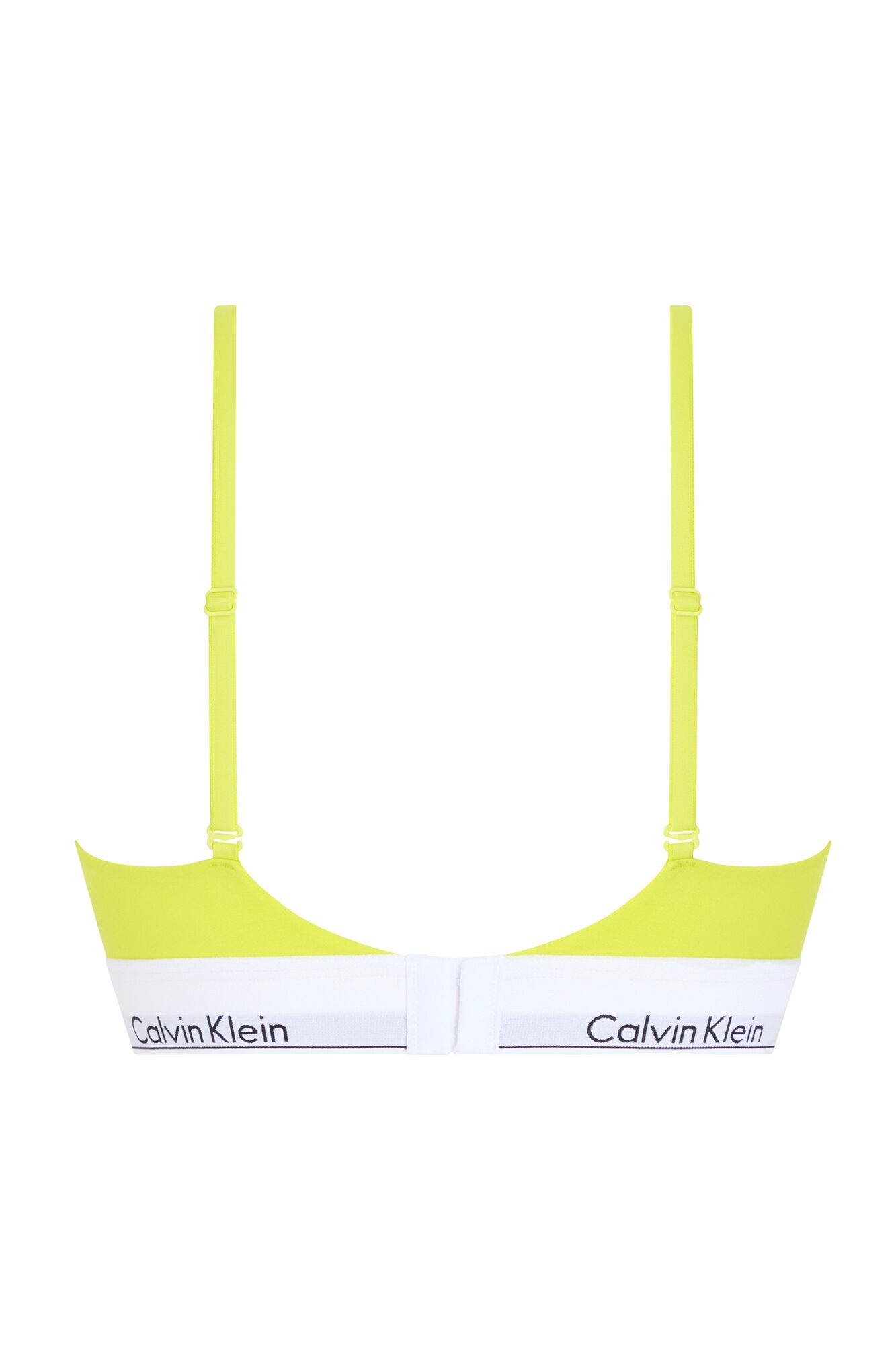 Calvin Klein Sujetador triangular logo Calvin Klein verde