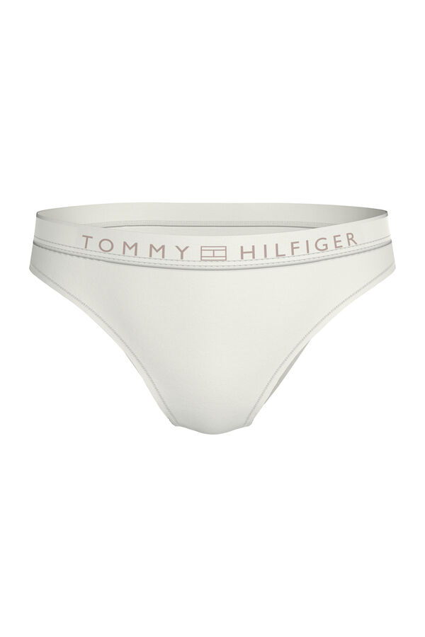 Tommy Jeans Cueca Tommy Hilfiger com cintura bege