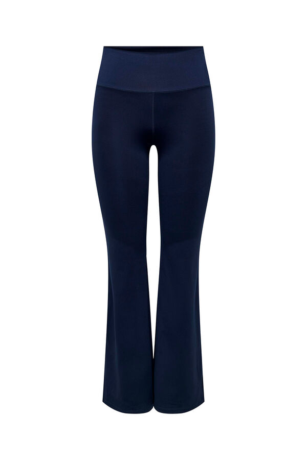Only Play Legging estilo flare azul