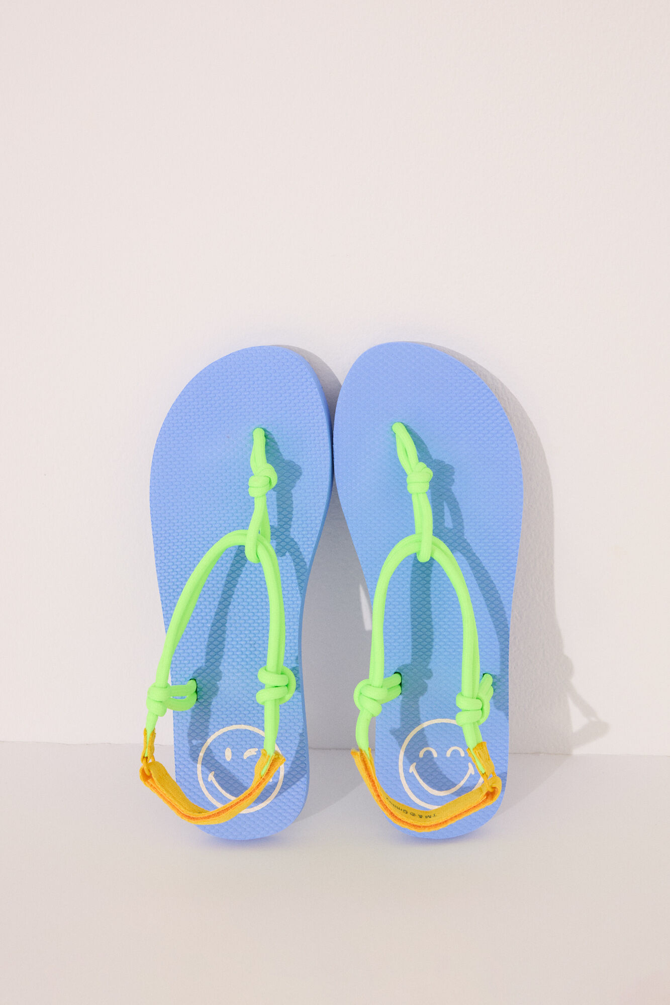 Women'secret Chinelos SmileyWorld&reg; com tiras de corda verde