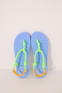 Women'secret Chinelos SmileyWorld® com tiras de corda verde