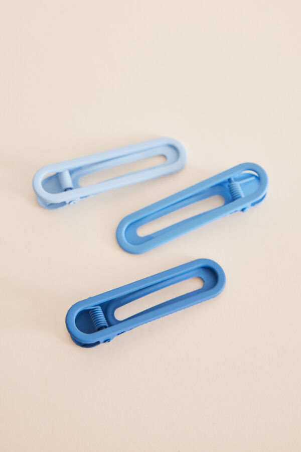 Women'secret Pack 3 clips pelo azul azul