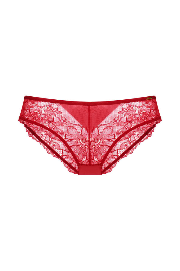 Dorina Renda de renda cl&aacute;ssica vermelho