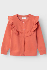 Name it Sudadera ni&ntilde;a con detalle    naranja