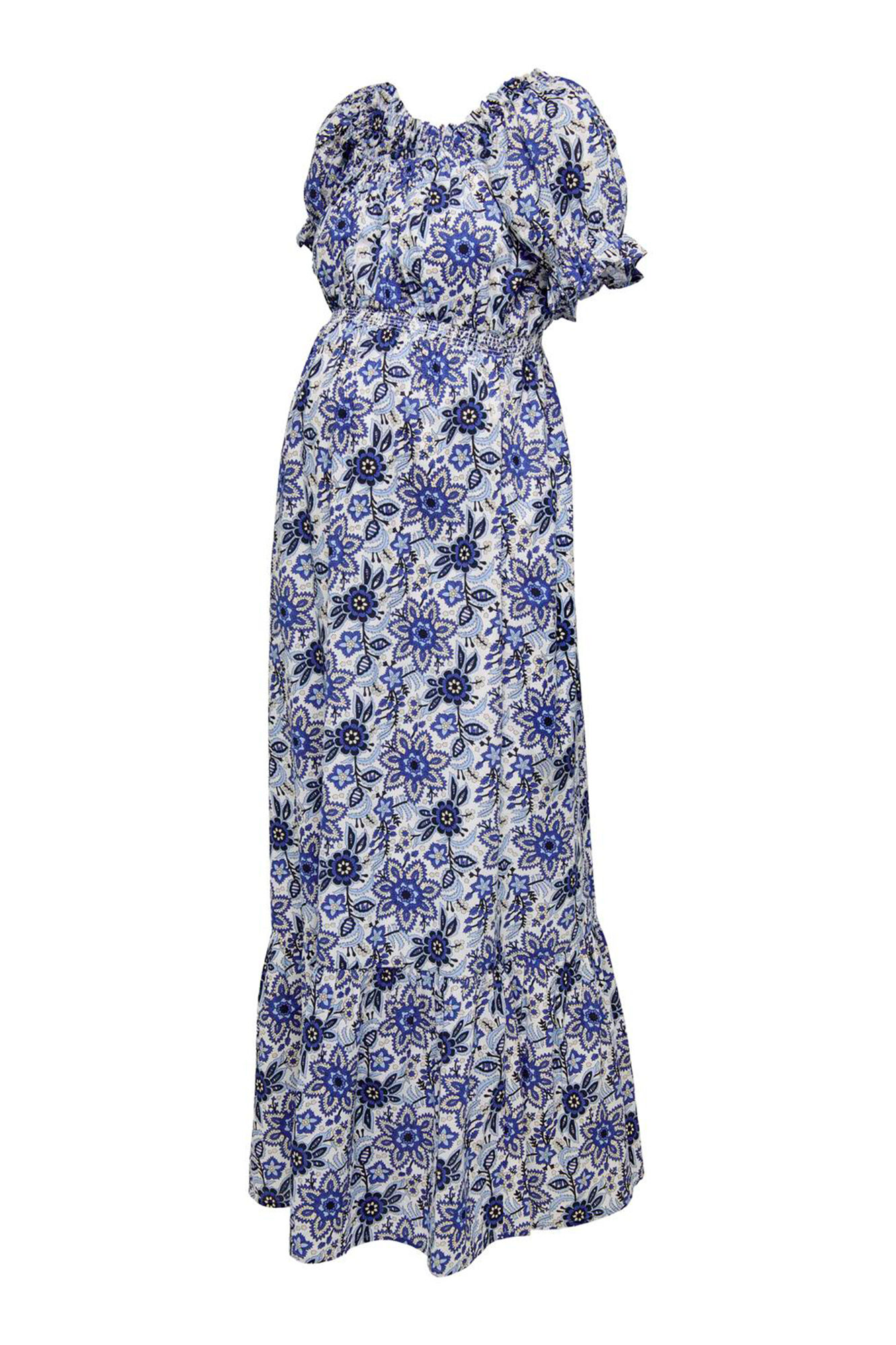 Only Maternity Vestido largo maternity mangas corta