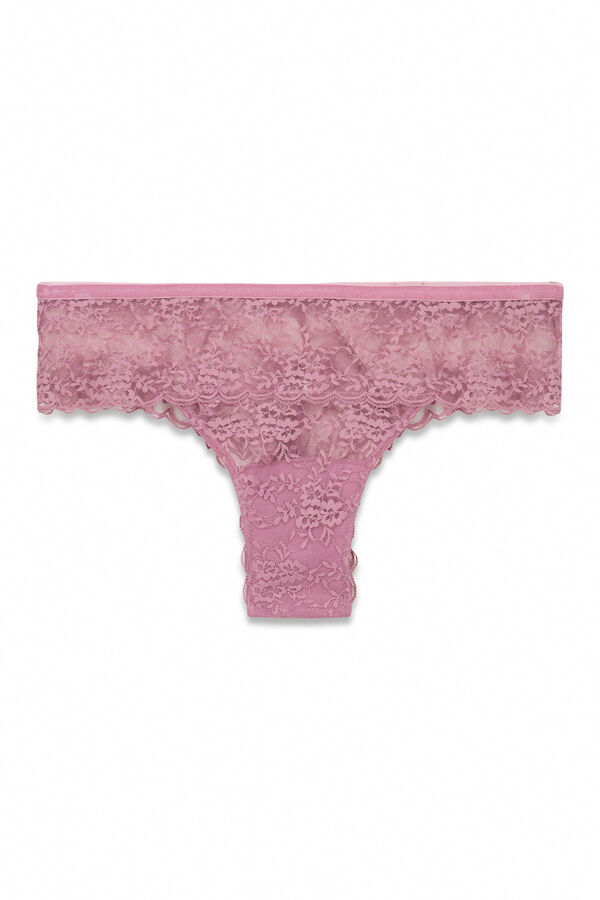 Women'secret Braga ancha encaje rosa rosa