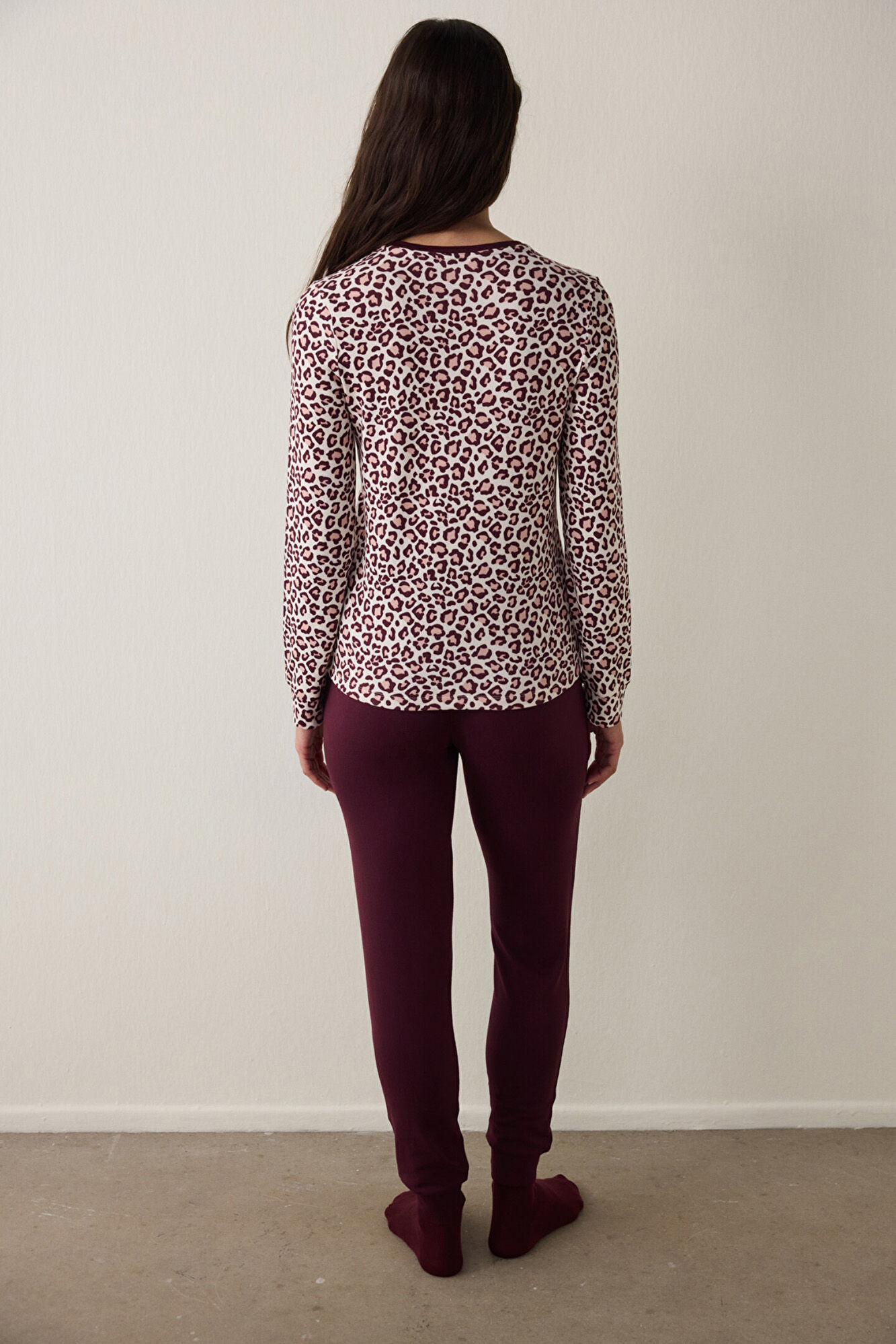 Penti T-shirt com estampado de leopardo