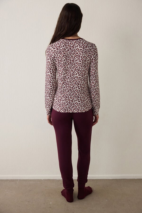 Penti T-shirt com estampado de leopardo estampado