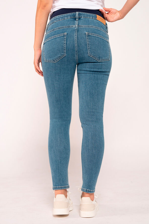 Womensecret Jeans pré-mamã slim azul