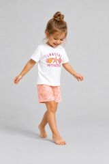 Name it Pijama curto de menina branco