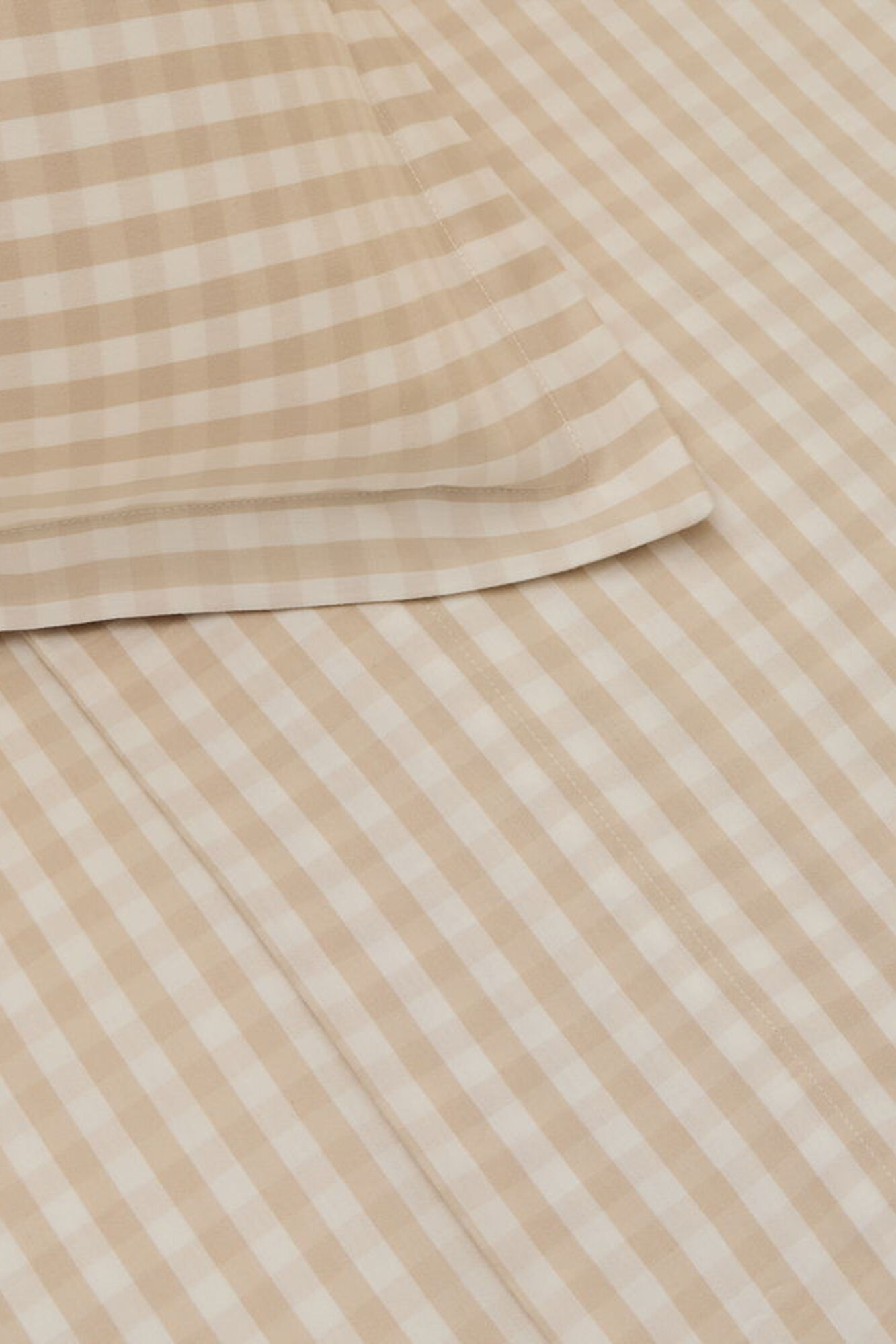 Textura S&aacute;bana algod&oacute;n sat&eacute;n cuadros vichy